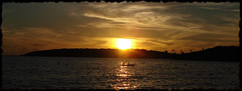 Sunset at Novillo Beach, Vieques